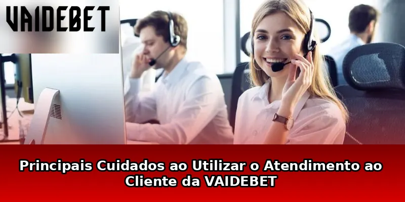 Principais Cuidados ao Utilizar o Atendimento ao Cliente da VAIDEBET