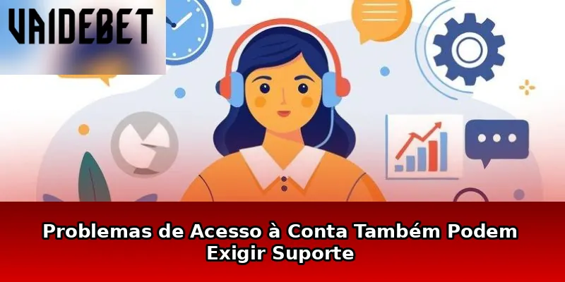 Problemas de Acesso à Conta Também Podem Exigir Suporte